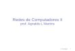1: Introdução 1 Redes de Computadores II prof. Agnaldo L Martins