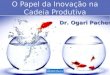 O Papel da Inovação na Cadeia Produtiva Dr. Ogari Pacheco