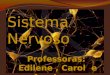 Sistema Nervoso Professoras: Edilene, Carol e Ana Laura