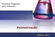 Química Orgânica prof. Eduardo Polimerização Módulo 15 – Apst. 4
