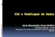SIG e Modelagem de Dados Iana Alexandra Alves Rufino Professor Adjunto – UFCG (Engenheira Civil, Mestre em Arquitetura, Doutora em Recursos Naturais)