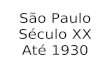 São Paulo Século XX Até 1930. Conjunto formado pelo Viaduto do Chá, Teatro São José, Teatro Municipal e Vale do Anhangabaú (1920)