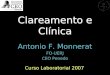 Clareamento e Clínica Antonio F. Monnerat FO-UERJ CEO Penedo Antonio F. Monnerat FO-UERJ CEO Penedo Curso Laboratorial 2007