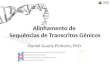 Alinhamento de Sequências de Transcritos Gênicos Daniel Guariz Pinheiro, PhD. Laboratório de Genética Molecular e Bioinformática Departamento de Genética