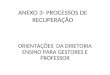 ANEXO 3- PROCESSOS DE RECUPERAÇÃO ORIENTAÇÕES DA DIRETORIA ENSINO PARA GESTORES E PROFESSOR