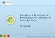 Superintendência de Outorga e Cobrança - ANA Subsídios à Definição da Metodologia de Cobrança do Setor Agrícola 11/Ago/05