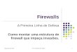 Segurança de RedeProf. João Bosco M. Sobral1 Firewalls A Primeira Linha de Defesa Como montar uma estrutura de firewall que impeça invasões