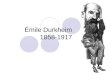 Émile Durkheim 1858-1917. Epistemologia Antes de criar propriamente o seu método sociológico, Durkheim tinha que defrontar-se com duas questões: 1.Como