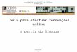 Guia para efectuar renovações online a partir do Sigarra Fundação Universidade do Porto Faculdade de Psicologia e de Ciências da Educação Biblioteca 2009