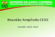 Reunião Ampliada CEAS Joinville, Abril, 2013. 2 Diretoria de Assistência Social (DIAS) Atribuições: Organiza a oferta da assistência social em todo o
