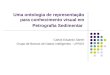 Uma ontologia de representação para conhecimento visual em Petrografia Sedimentar Carlos Eduardo Santin Grupo de Bancos de Dados Inteligentes - UFRGS
