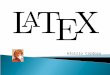Aloisio Cardozo. O LATEX é uma liguagem de preparação de documentos para composição de alta qualidade. Ele é um conjunto de macros para o processador