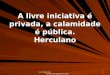 Www.4tons.com Pr. Marcelo Augusto de Carvalho 1 A livre iniciativa é privada, a calamidade é pública. Herculano