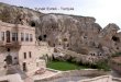 Yunak Evreli - Turquia. Nos séculos V e VI comunidades cristãs viviam nestes lugares, escavando cavernas