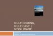 MULTIHOMING, MULTICAST E MOBILIDADE Capítulo 9 Patterns in Network Architecture