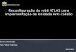 Reconfiguração do robô ATLAS para Implementação de Unidade Anti-colisão 06-05-2010 Bruno Andrade Prof. Vítor Santos