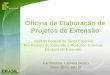 Oficina de Elaboração de Projetos de Extensão Instituto Federal de Santa Catarina Pró-Reitoria de Extensão e Relações Externas Diretoria de Extensão Facilitadora:
