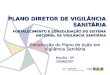 PLANO DIRETOR DE VIGILÂNCIA SANITÁRIA FORTALECIMENTO E CONSOLIDAÇÃO DO SISTEMA NACIONAL DE VIGILÂNCIA SANITÁRIA Construção do Plano de Ação em Vigilância