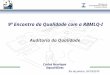 9º Encontro da Qualidade com a RBMLQ-I Carlos Henrique Dqual/Divec Rio de Janeiro, 26/10/2010 Auditoria da Qualidade