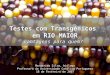 Testes com Transg é nicos em RIO MAIOR vantagens para quem? Testes com Transg é nicos em RIO MAIOR vantagens para quem? Margarida Silva, bi ó loga Professora