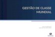 GESTÃO DE CLASSE MUNDIAL José Goldfreind D IRETOR L EAN S EIS S IGMA