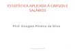 ESTATÍSTICA APLICADA À CARGOS E SALÁRIOS Prof. Douglas Pereira da Silva 1Aula 2 Cargos e Salarios DPS
