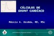 CÁLCULOS DE SHUNT CARDÍACO Márcio A. Urzêda, MD, MSc