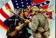 1861 a 1865 GUERRA CIVIL AMERICANA. Guerra de Secessão (1861 – 1865) Azul: Estados da União Vermelho: Confederados Azul claro: Estados escravista que