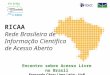 RICAA Rede Brasileira de Informação Científica de Acesso Aberto Encontro sobre Acesso Livre no Brasil Fernando César Lima Leite - UnB