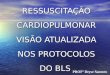 RESSUSCITAÇÃO CARDIOPULMONAR VISÃO ATUALIZADA NOS PROTOCOLOS DO BLS PROFª Deyse Santoro