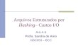 Arquivos Estruturados por Hashing– Custos I/O AULA 6 Profa. Sandra de Amo GBC053 – BCC
