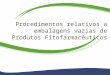 Procedimentos relativos a embalagens vazias de Produtos Fitofarmacêuticos