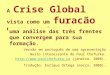 1 A Crise Global vista como um furacão que se aproxima: Versão em português de uma apresentação muito interessante de Paul Chefurka. 