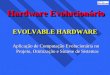 1 EVOLVABLE HARDWARE Aplicação de Computação Evolucionária no Projeto, Otimização e Síntese de Sistemas HardwareEvolucionário Hardware Evolucionário