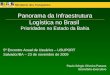 Ministério dos Transportes Panorama da Infraestrutura Logística no Brasil Prioridades no Estado da Bahia 5º Encontro Anual de Usuários – USUPORT Salvador/BA