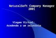 NaturalSoft Company Manager 2001 Viagem Virtual: Acedendo a um relatório
