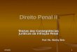 2/9/20141 Direito Penal II Teorias das Conseqüências Jurídicas da Infração Penal Prof. Ms. Warley Belo
