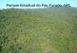Parque Estadual do Pau Furado -MG. Apresentação: A implantação do Parque Estadual do Pau Furado foi uma medida compensatória aos impactos provocados pela