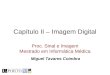 Capítulo II – Imagem Digital Proc. Sinal e Imagem Mestrado em Informática Médica Miguel Tavares Coimbra