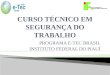 PROGRAMA E-TEC BRASIL INSTITUTO FEDERAL DO PIAUÍ