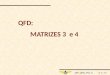 DIP_QFD_M3_4 n o 1 / 13 QFD: MATRIZES 3 e 4. DIP_QFD_M3_4 n o 2 / 13 IMPLEMENTAÇÃO QFD – Quality Function Deployment Matrizes do QFD Necessidades dos