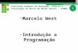 Instituto Federal de Educação, Ciência e Tecnologia do Norte de Minas Gerais - IFNMG Marcelo West Introdução a Programação