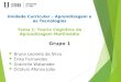 Unidade Curricular – Aprendizagem e as Tecnologias Tema 1: Teoria Cognitiva da Aprendizagem Multimédia Grupo 1  Bruna Leonela da Silva  Érika Fernandes