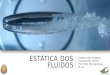 ESTÁTICA DOS FLUIDOS Estática dos Fluidos e Escoamento Interno Prof. Eng. Marcelo Silva, M. Sc