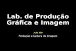 Lab. de Produção Gráfica e Imagem Aula 003 Produção e Leitura da Imagem