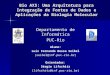 Bio AXS: Uma Arquitetura para Integração de Fontes de Dados e Aplicações da Biologia Molecular Departamento de Informática PUC-Rio Aluno: Luiz Fernando