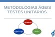 METODOLOGIAS ÁGEIS TESTES UNITÁRIOS