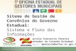Secretaria de Estado da Fazenda de Santa Catarina – SEF/SC Indra Politec Sitema de Gestão de Convênios do Governo Estadual: Sistema e Fluxo das Informações