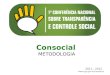 Www.cgu.gov.br/consocial 2011 - 2012 Consocial METODOLOGIA