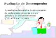 Avaliação de Desempenho Rosana Pedrosa Apreciação sistemática do desempenho de cada pessoa no cargo e o seu potencial de desenvolvimento (CHIAVENATO,1999)